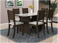 Mesa de Jantar Indekes 6 Cadeiras