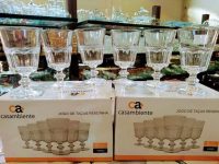 Jogo de Taças de Vidro 6 Peças 260ml Casambiente – Rendinha