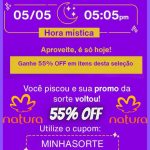 Hora Mistica Natura 55% de Desconto nos itens da seleção do Link