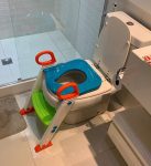 Assento Redutor com Escada, Buba, Azul