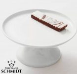 Prato para Bolo de Porcelana Schmidt Redonda – 20cm