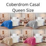 Coberdrom Casal Queen Size Pele de Carneiro Sherpa