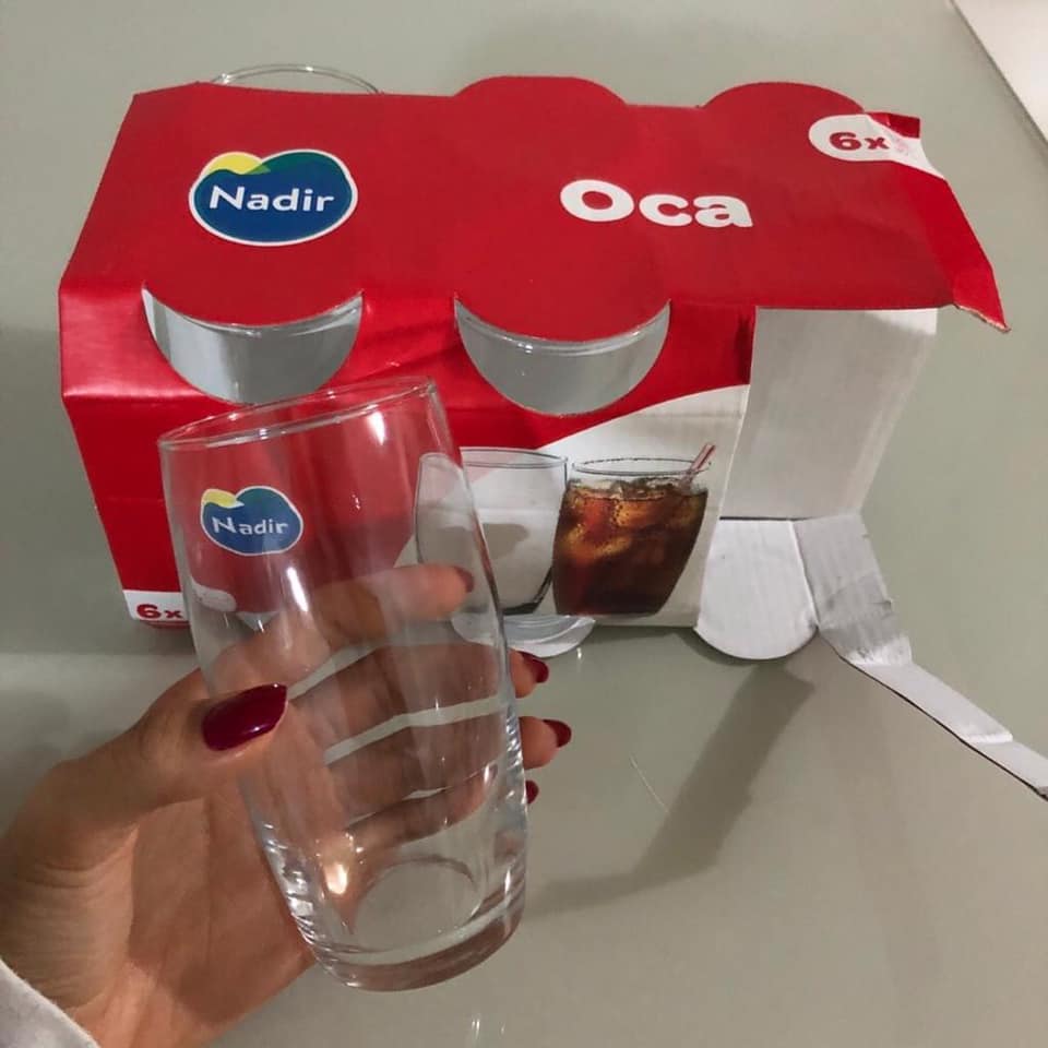 Jogo De Copos Nadir Long Drink 300Ml Oca 6 Peças - Vidro