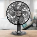 Ventilador de Mesa, Olimpo TS, Preto, Mallory