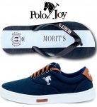 Kit Sapatênis Masculino Polo Joy + Chinelo