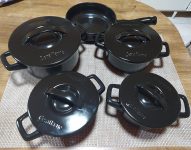 Conjunto de Panelas de Cerâmica Duo+ Smart, 5 Peças, Preto, Ceraflame