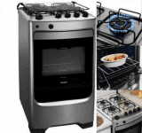 Fogão de Piso 4 Bocas Inox Consul CFO4NAR – Bivolt