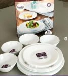 Aparelho de Jantar 16 Peças Duralex Branco – Saturno