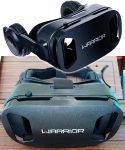 Óculos 3D Realidade Virtual Com Headphone Warrior – JS086
