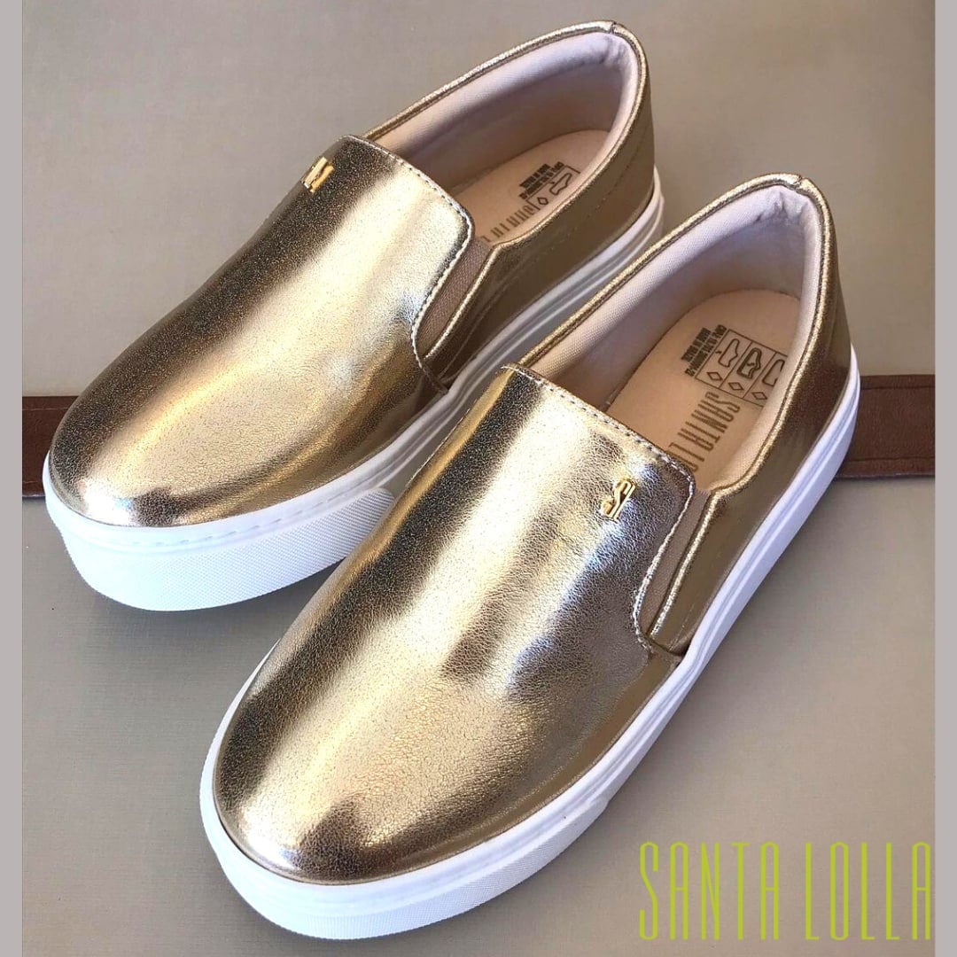 Slip on santa lolla best sale caixa alta