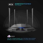 Roteador Wifi Gamer Ac1200Mbps 4Ant Tenda Ac6, Preto