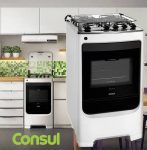 Fogão 4 Bocas Consul Branco – Acendimento Automático CFO4 NAB