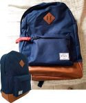 Mochila Casual, Poliester, Unissex, Azul Escuro