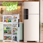 Geladeira/Refrigerador Consul Frost Free – Duplex Branco 450L CRM56HB