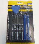 Chaves de precisão para celular com 10 peças EDA 9YX, Preto