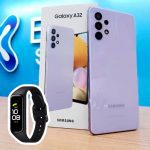 Smartphone Samsung Galaxy A32 128GB 4G – 4GB RAM (4 Cores) + Smartband Galaxy Fit2 Preto