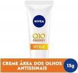 Creme Antissinais Contorno dos Olhos NIVEA Q10 Plus C 15ml, Nivea
