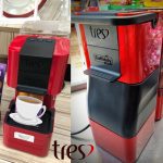 Cafeteira Espresso TRES Pop Plus Vermelha – 3 Corações