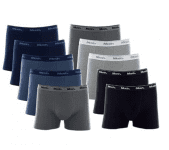 Kit 10 Cuecas Boxer, Mash, Masculino