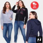 aqueta Moletom Sea Surf Englade Sport com Capuz Feminina