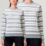 Blusão Básico Feminino Em Plush Listrado – Hering