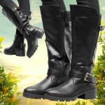 Bota Montaria Mooncity Tratorada Fivelas Feminina