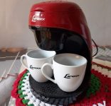 Cafeteira Elétrica Lenoxx PCA 031 Preta e Vermelha – 2 Xícaras