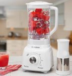 Liquidificador Mondial, Turbo Power 550W, Branco, 1,6L