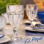 Conjunto de Taças 340ml Água Bristol 12 Peças – Nadir