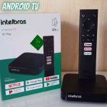 SMART BOX ANDROID TV IZY PLAY, intelbras, Preto