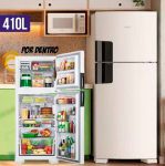 Geladeira Consul Frost Free Duplex 410 litros com Espaço Flex cor branca – CRM50HB