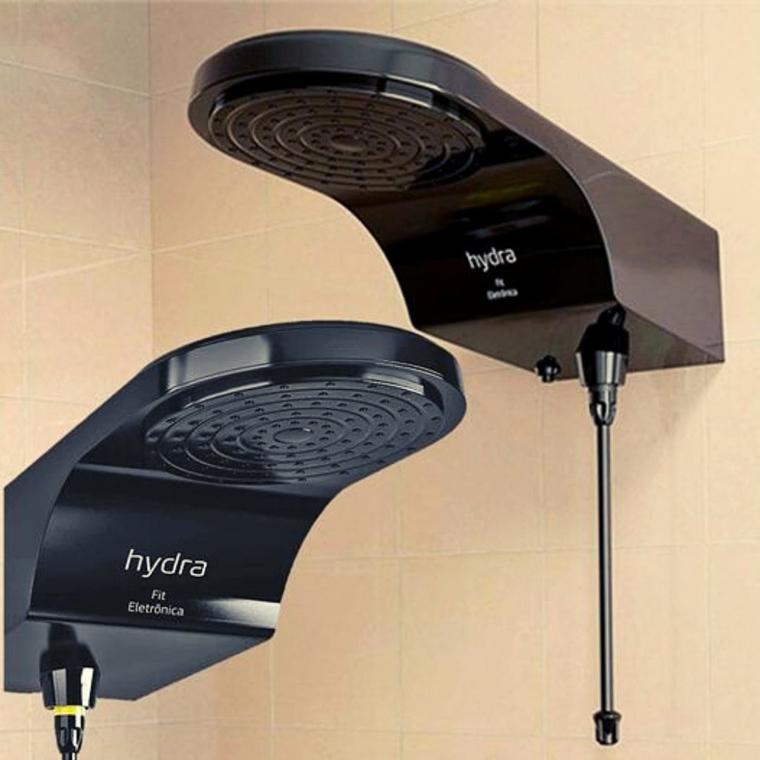 Hydra DPFT.E.682PT, Ducha Eletrônica Fit 6800W, 220V, Preto