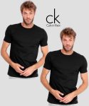 Kit de 2 Camisetas Calvin Klein Básicas Masculina