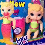 Boneca Baby Alive Linda Cauda Loira – E5850 – Hasbro
