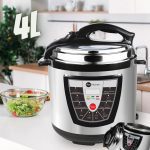 Panela de pressão elétrica 4L Inox – Fun Kitchen