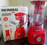 Liquidificador Mondial L-99-FR Vermelho – com Filtro 3 Velocidades 500W