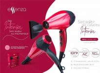 Secador de Cabelo Profissional Essenza – AC 2000W-127V com Gerador de Ions + Bag – EB044, Multilaser, EB044, Vermelho