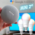 Kit Nest Mini 2ª geração Smart Speaker – com Google Assistente + 3 Lâmpadas Inteligentes