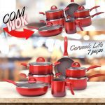 Jogo de Panelas 7 peças Ceramic Life Magnólia – Brinox