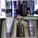 Kit Presente Malbec Noir Miniatura: Desodorante Colônia 50ml + Gel Espuma para Barbear 47g + Shower Gel Corporal 75g