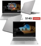 Notebook Lenovo Ideapad S145 81V70008BR – AMD Ryzen 5-3500U 8GB 256GB SSD 15,6” Windows 10