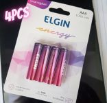 Pilha Recarregável AAA Blister Com 4 Pilhas, Elgin, Baterias, 1000mAh