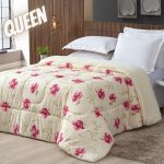 Coberdrom Sherpa/Percal 180 fios Estampado Queen Gran Moratta 01 Peça