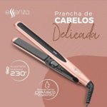 Prancha Modeladora Essenza com Duplo Revestimentos de Queratina Cerâmica e Seletor de Temperatura – EB053, Multilaser, EB053, Rosa