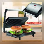 Grill Mondial, Master Press Inox, 127V, 850W – PG-01