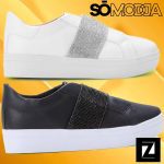 Tênis SOMODA Flatform Com Manta Strass Feminino