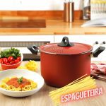 Espagueteira Antiaderente Vermelha La Cuisine By Brinox