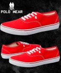 Tênis Polo Wear Polo Wear Stress masculino Vermelho/Branco
