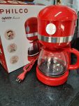 Cafeteira Elétrica Philco Retrô PCF38V – Vermelha e Prata 30 Xícaras