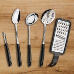 Conjunto de Utensílios Tramontina Inox Easy – 5 Peças